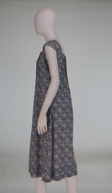 1970s Cacharel Liberty of London floral dress 1