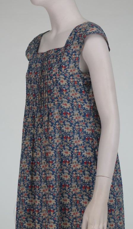 1970s Cacharel Liberty of London floral dress 2