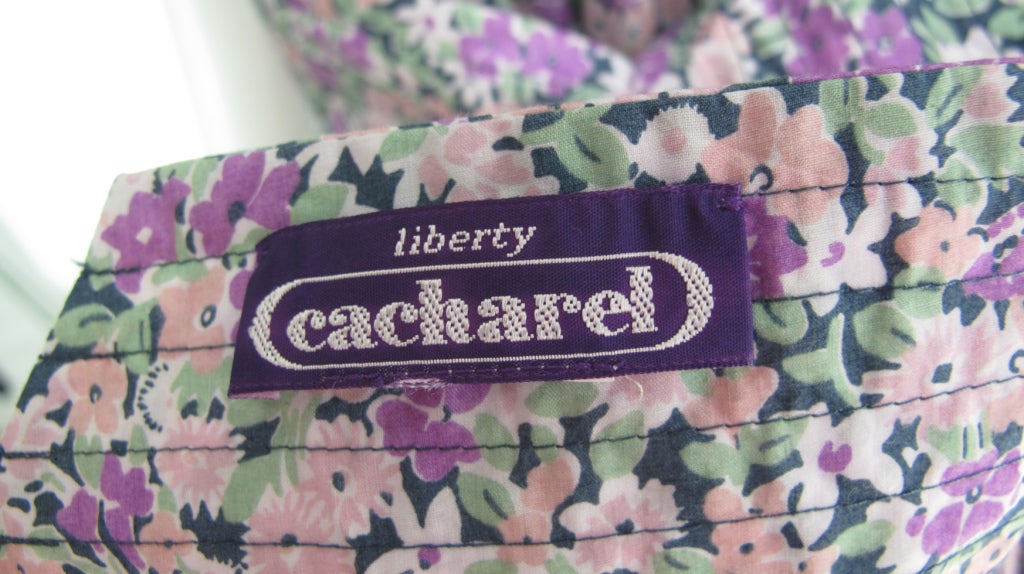 Cacharel Liberty of London floral dress 1970s 6
