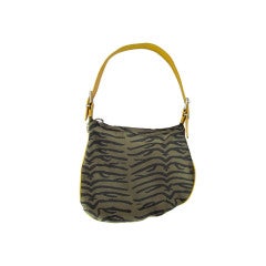 Fendi asymmetrical tiger stripe handbag