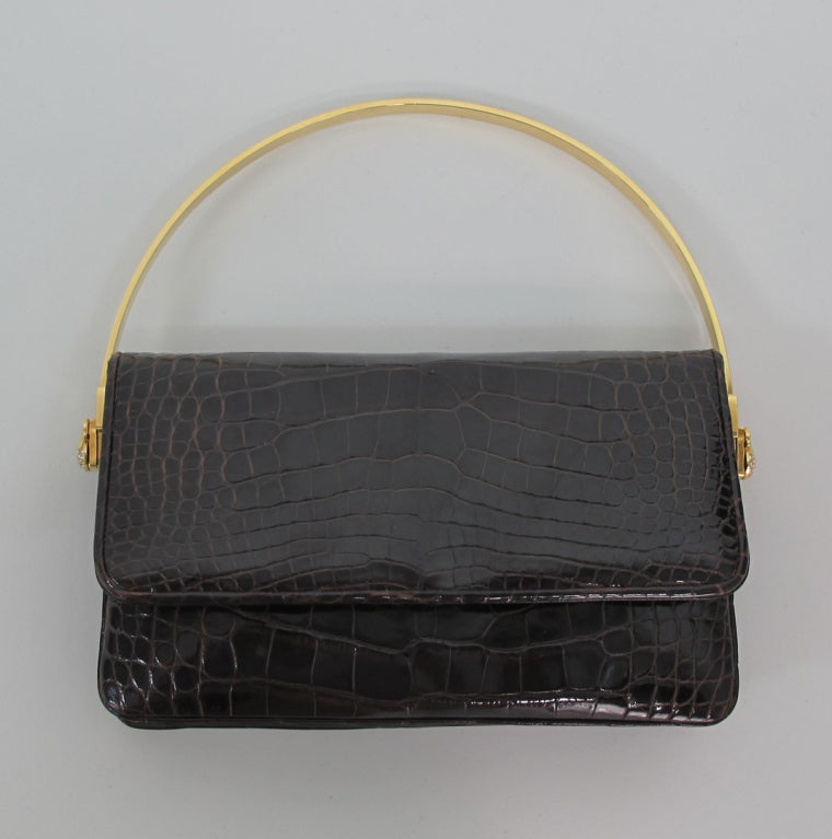 Judith Leiber Glazed alligator handbag 3