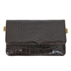 Used Judith Leiber Glazed alligator handbag