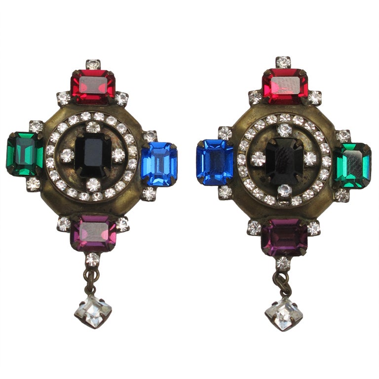 Jarin K Jewelry - Triple Lace Clover Earrings main image 0
