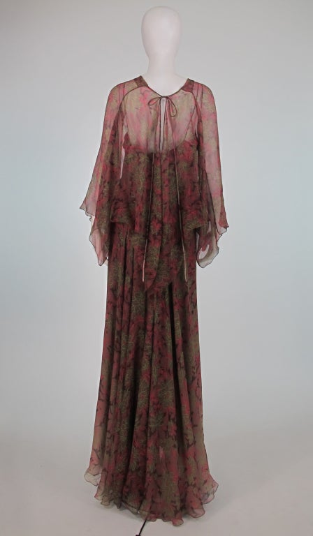 Gina Fratini ombred silk chiffon gown 4