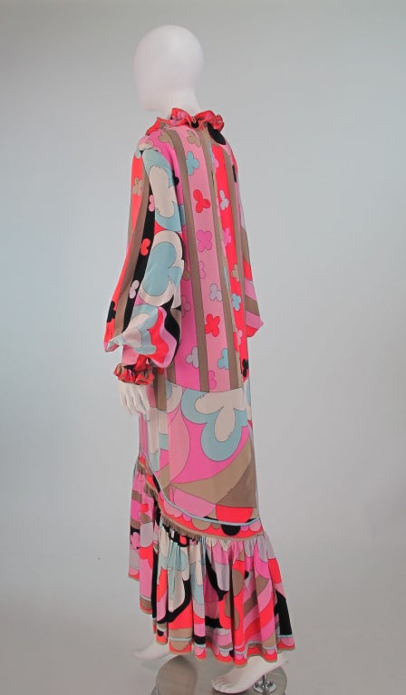 Women's Pucci hostess gown 1960s