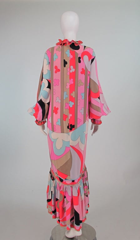 Pucci hostess gown 1960s 1