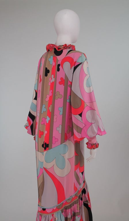 Pucci hostess gown 1960s 2