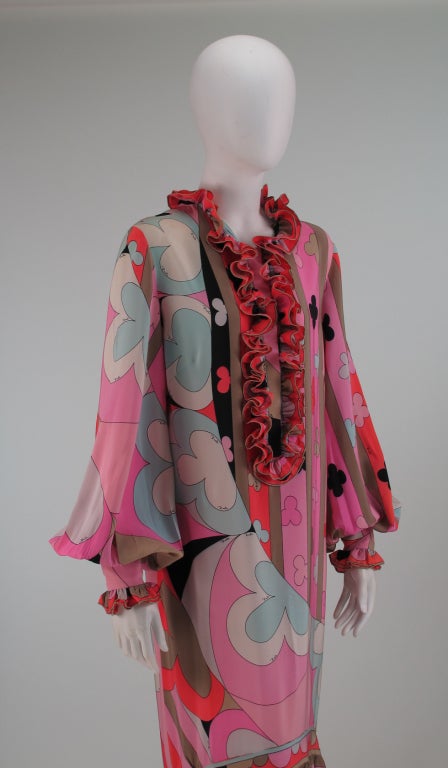 Pucci hostess gown 1960s 4