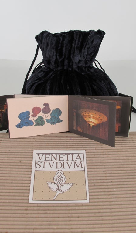 Black silk velvet evening reticule Venetia Studium 1