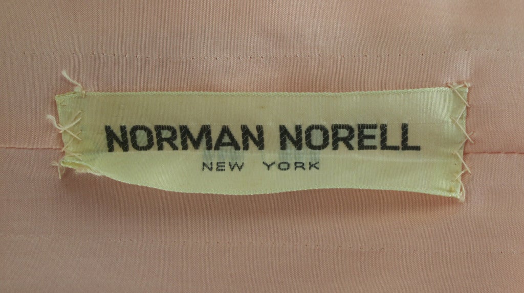 1960s Norman Norell pink day dress 3