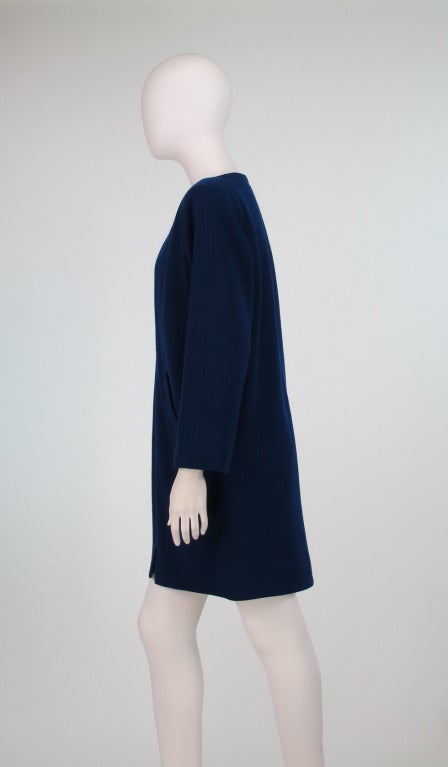 1980s Yves St Laurent YSL  wool knit tunic dress 1