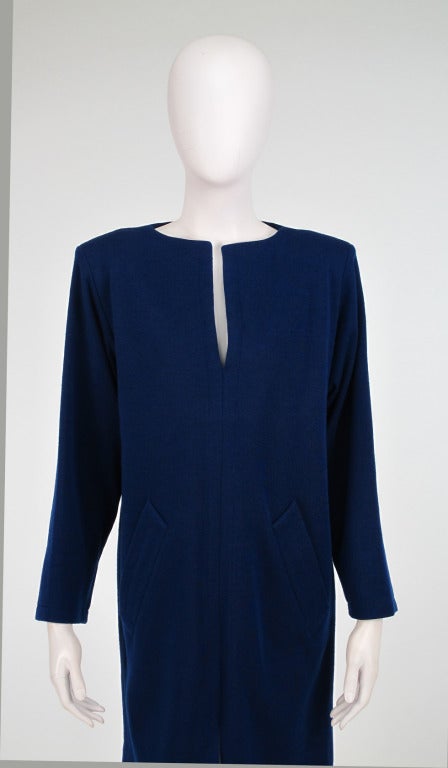 1980s Yves St Laurent YSL  wool knit tunic dress 3
