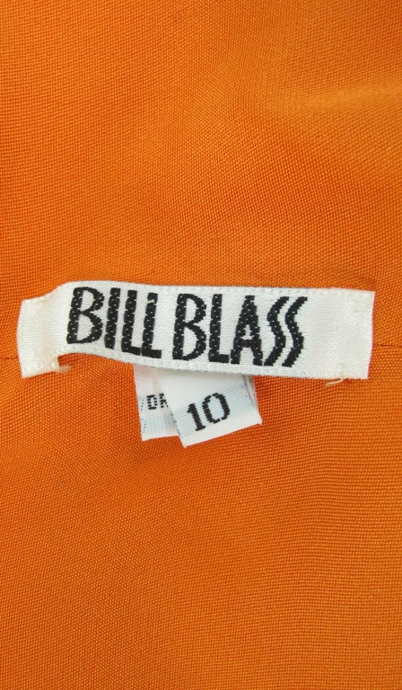 Bill Blass persimmon & hot pink bead & sequin evening jacket 6