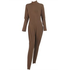 Vintage 1980s Norma Kamali classic catsuit