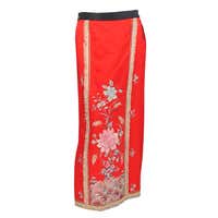 1920s silk embroidered Chinese evening skirt For Sale at 1stdibs