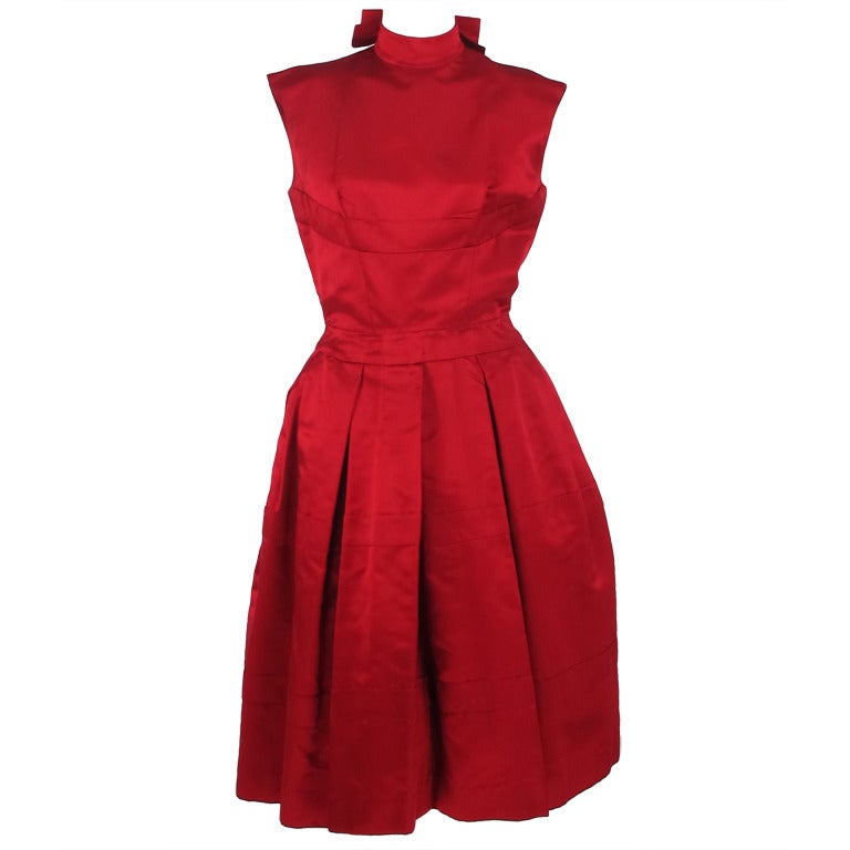 candy apple red dress