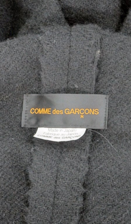 Comme des Garcons black woven wool jacket 6