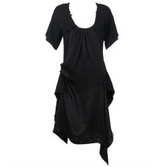 Alexander McQueen MCQ black silk dress