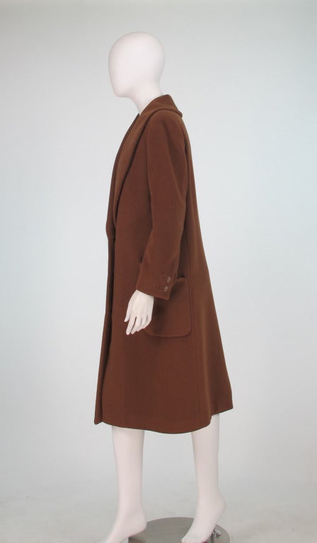 Women's 1980s Versace couture cashmere coat