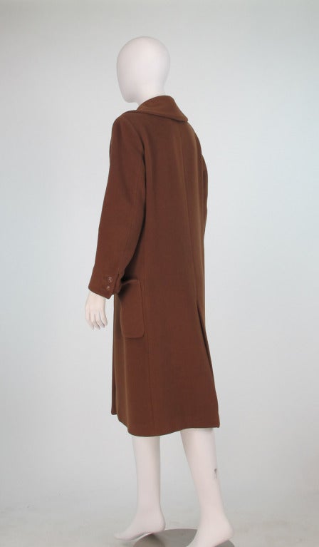 1980s Versace couture cashmere coat 1
