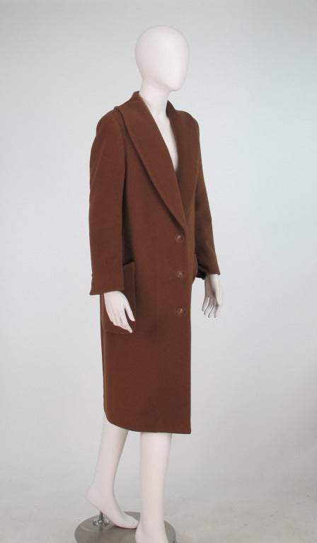 1980s Versace couture cashmere coat 5