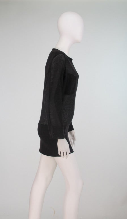 1980s Azzedine Alaïa knit bra tunic For Sale at 1stDibs
