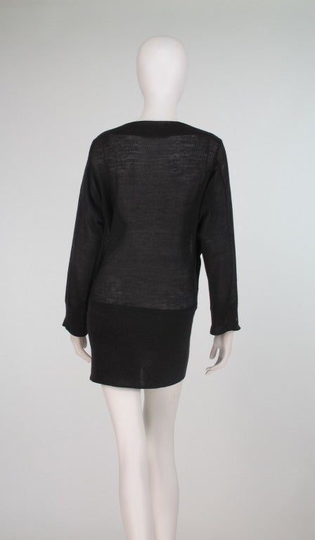 1980s Azzedine Alaïa knit bra tunic 1