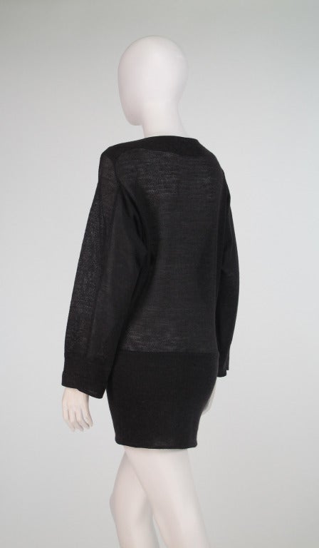 1980s Azzedine Alaïa knit bra tunic 2