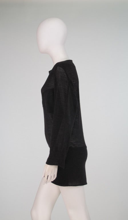 1980s Azzedine Alaïa knit bra tunic 3