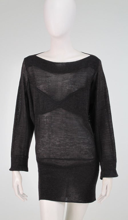 1980s Azzedine Alaïa knit bra tunic 5