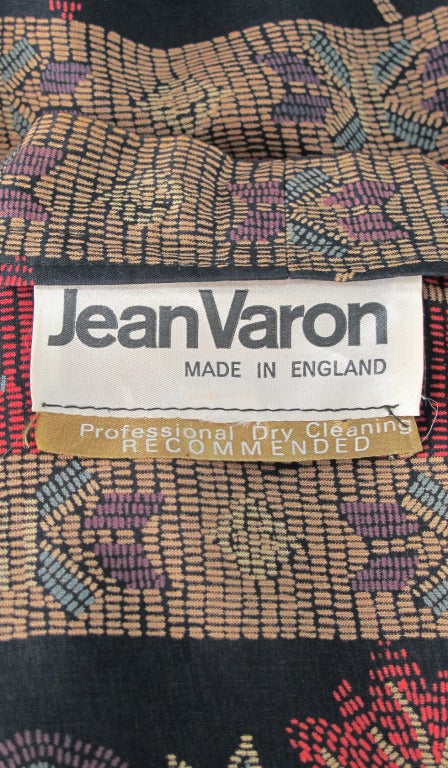 1970s Jean Varon-John Bates 2pc mix print pant set 4