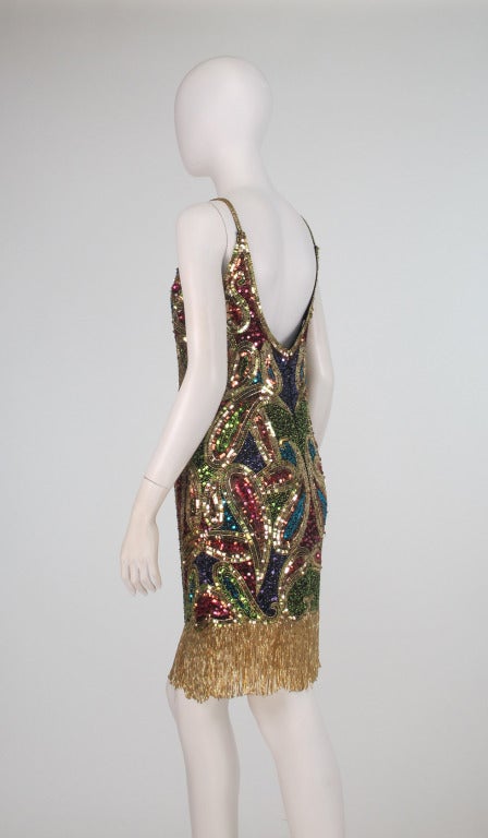 lillie rubin sequin dress