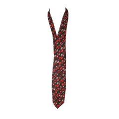 1960s mens Pucci silk twill tie