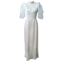 Pat Kerr Antique Lace Gown
