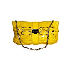 JIMMY CHOO Wet Look Patent Leather Clutch