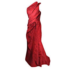 Carolina Herrera Red Gown