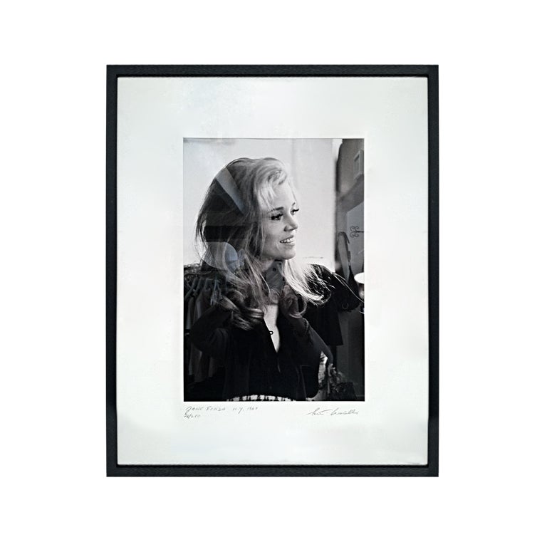 SANTI VISALLI JANE FONDA PHOTOGRAPH For Sale