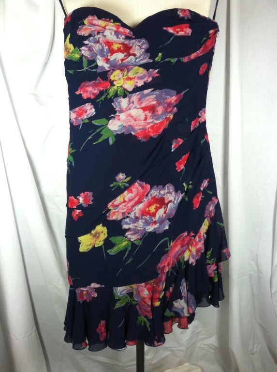 EMANUEL UNGARO STRAPLESS DRESS