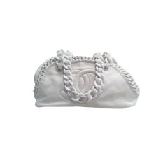 Chanel White Soft Handbag