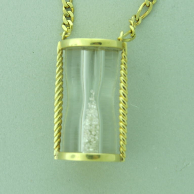 sidney mobell hourglass necklace