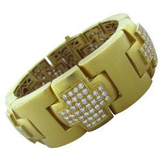 KIESELSTEIN CORD Diamond Gold Bracelet