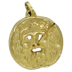 1970s Bulgari Gold Pendant