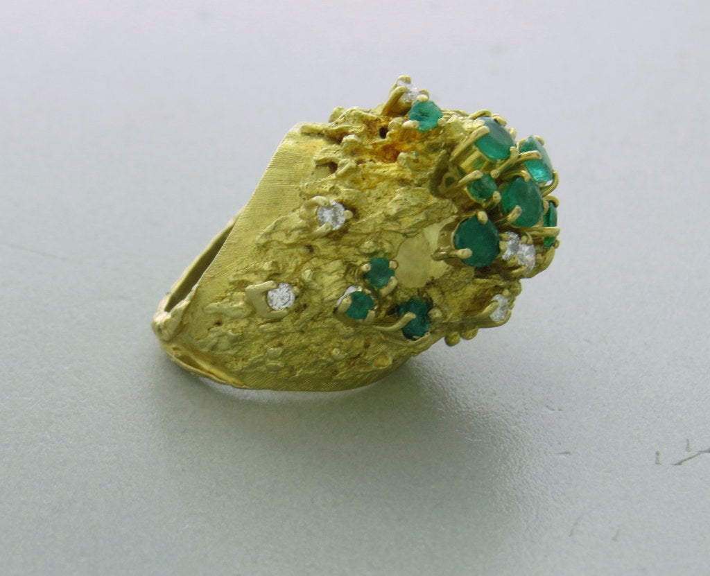 h stern emerald ring