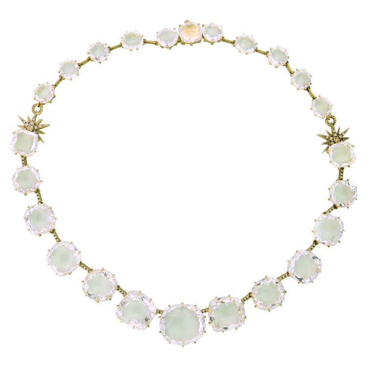 H Stern Moonlight Gold Diamond Crystal Necklace at 1stDibs | h stern ...