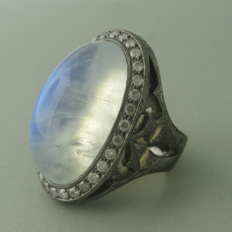 Loree Rodkin Mondstein Diamant Gold Ring Damen