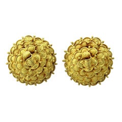 1980s Classic Tiffany & Co Gold Earrings