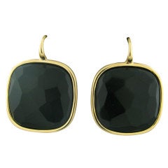 POMELLATO Victoria Gold Jet earrings