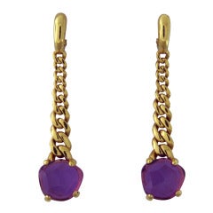 Pomellato Lola Amethyst Gold Earrings