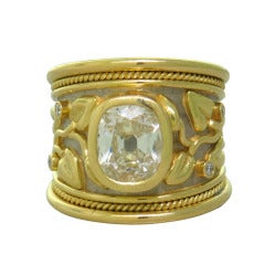 Elizabeth Gage Templar Diamond Ring