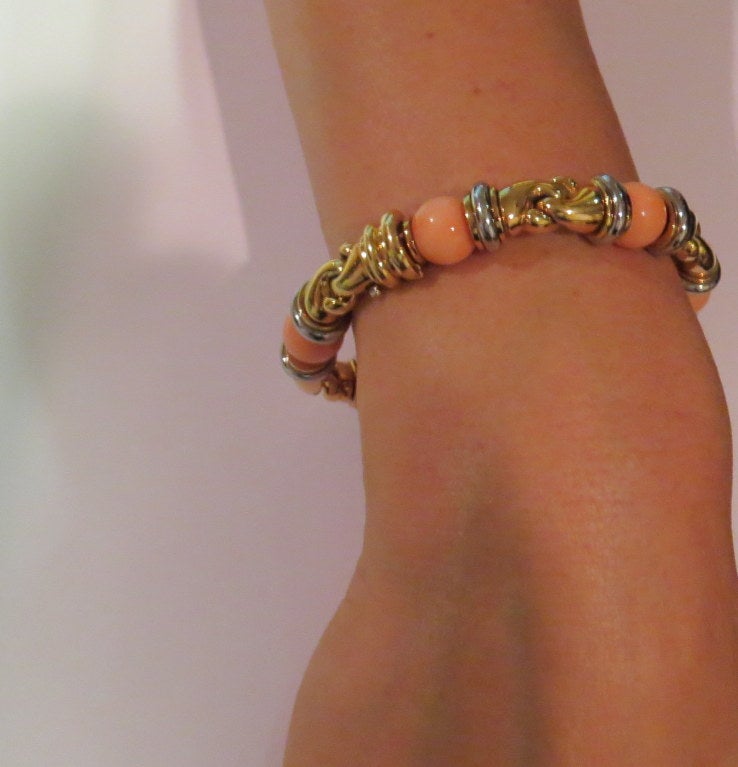 Women's Bulgari Coral Gold Bracelet